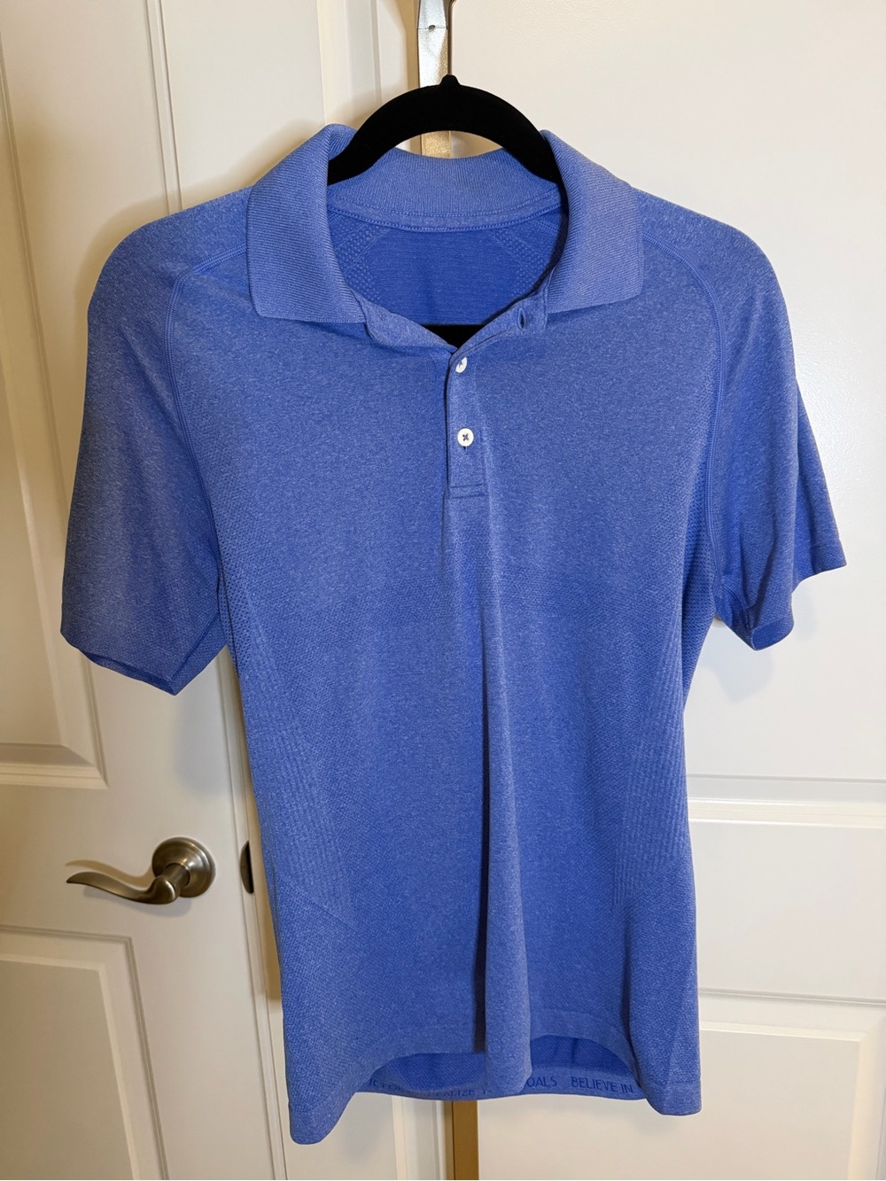 lululemon athletica Men's Heathered Periwinkle Polo